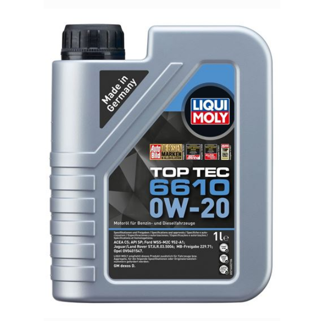 LIQUI MOLY 0W20 Motor Yağı Top Tec 6610 1 Litre (21660)