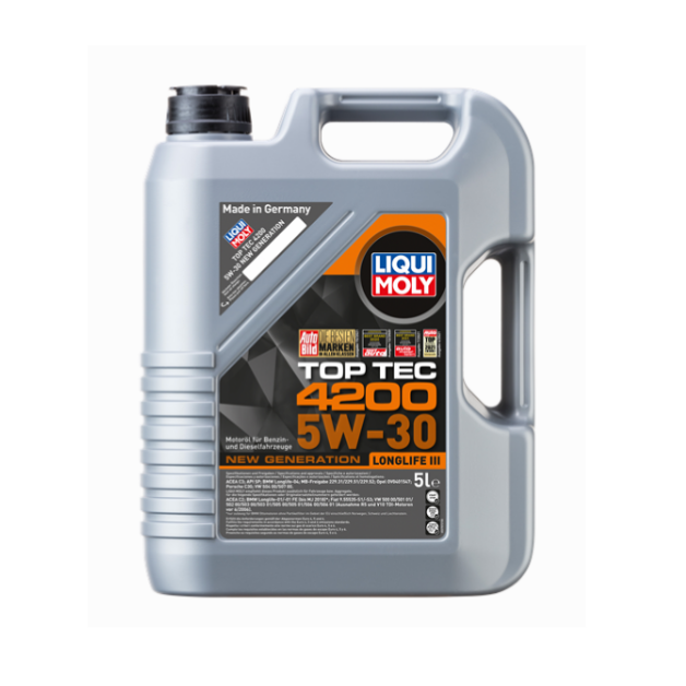 LIQUI MOLY 5W30 Motor Yağı Tam Sentetik TOP TEC 4200 5 Litre (8973)