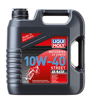 LIQUI MOLY 10W40 4T RACE Motosiklet Tam Sentetik Motor Yağı 4 Litre (20754)