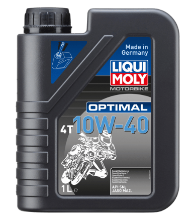 Liqui Moly 4T 10W-40 MOTORBİKE OPTİMAL / MİNERAL MOTOR YAĞI (1 LT) (21862)